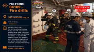 PSC FOCUS: 04109 - FIRE DRILL - Fire drill found unsatisfactory.  