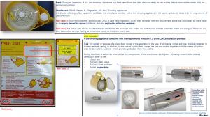 4 pcs. Line-throwing appliances o/b have been found that they were not ready for use as they did not have rockets inside, only the empty line container. 